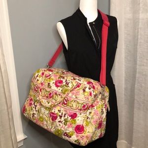 Vera Bradley weekender bag pink/green